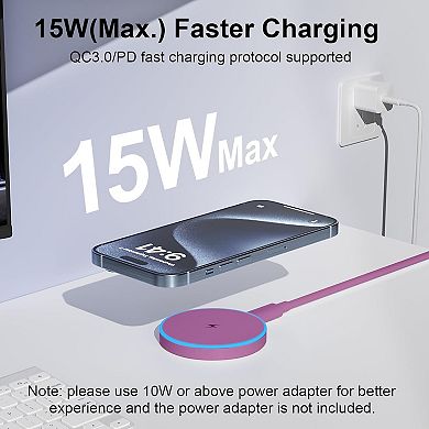Magnetic Wireless Charger Fast Apple Mag-Safe Charger for iPhone 15 Pro Max/15 Pro/15/15 Plus/14/13
