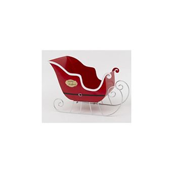 21-Inch Metal Sleigh Table Decor