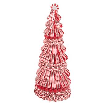 12-Inch Peppermint Tree Figurine