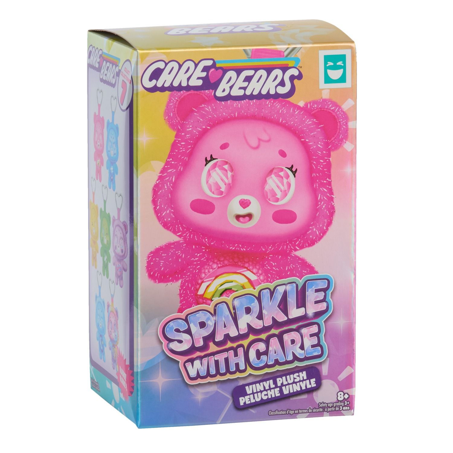 Детская мягкая игрушка Just Play Care Bears Sparkle with Care Vinyl Plush - Styles May Vary — фото 1