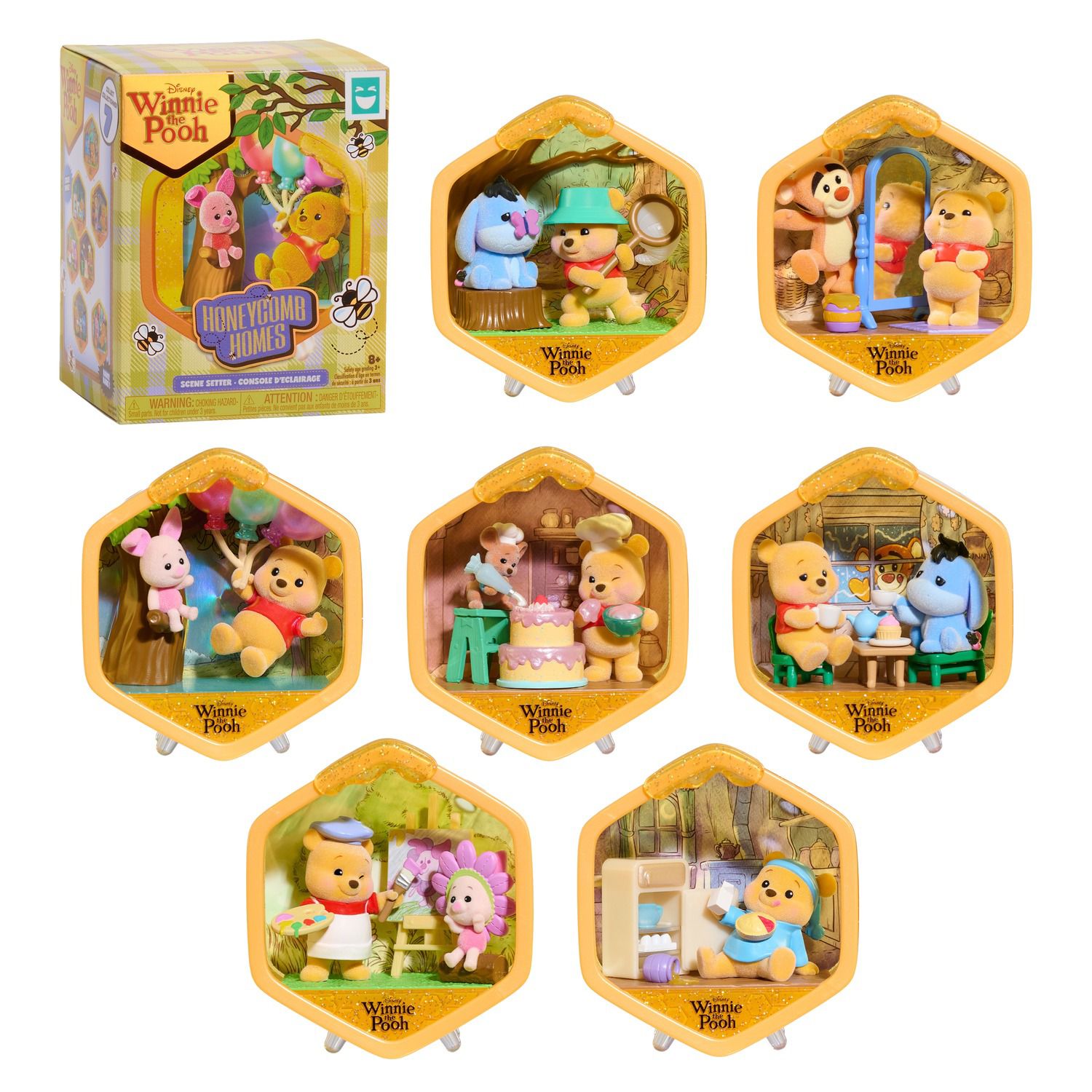 Детские фигурки Just Play Disney's Winnie the Pooh Honeycomb Homes Scene Setters - Styles May Vary — фото 2