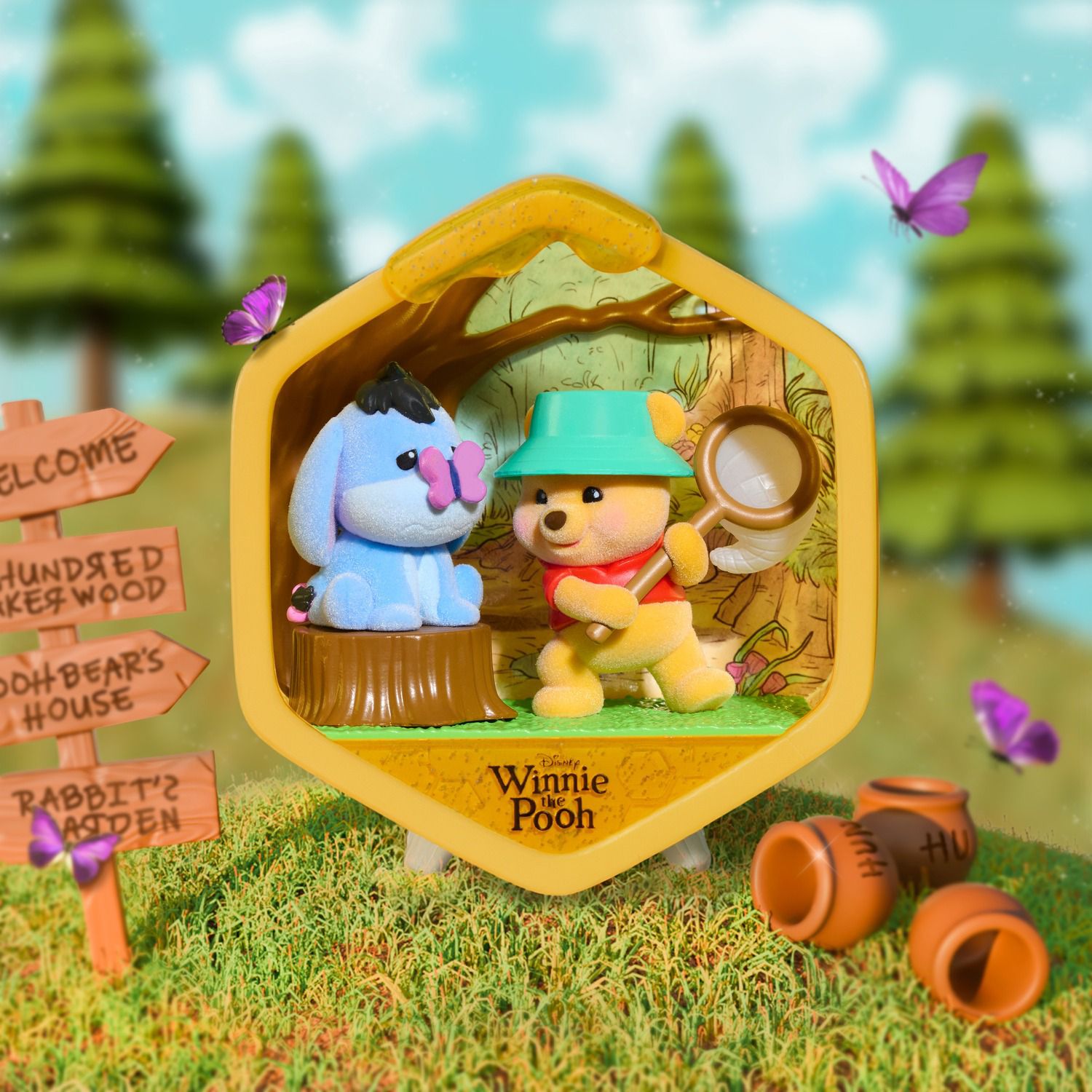 Детские фигурки Just Play Disney's Winnie the Pooh Honeycomb Homes Scene Setters - Styles May Vary — фото 3