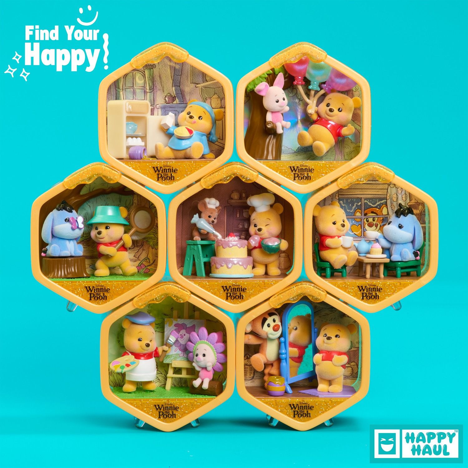 Детские фигурки Just Play Disney's Winnie the Pooh Honeycomb Homes Scene Setters - Styles May Vary — фото 4