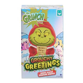Just Play The Grinch Grouchy Greetings Vinyl Plush - Styles May Vary