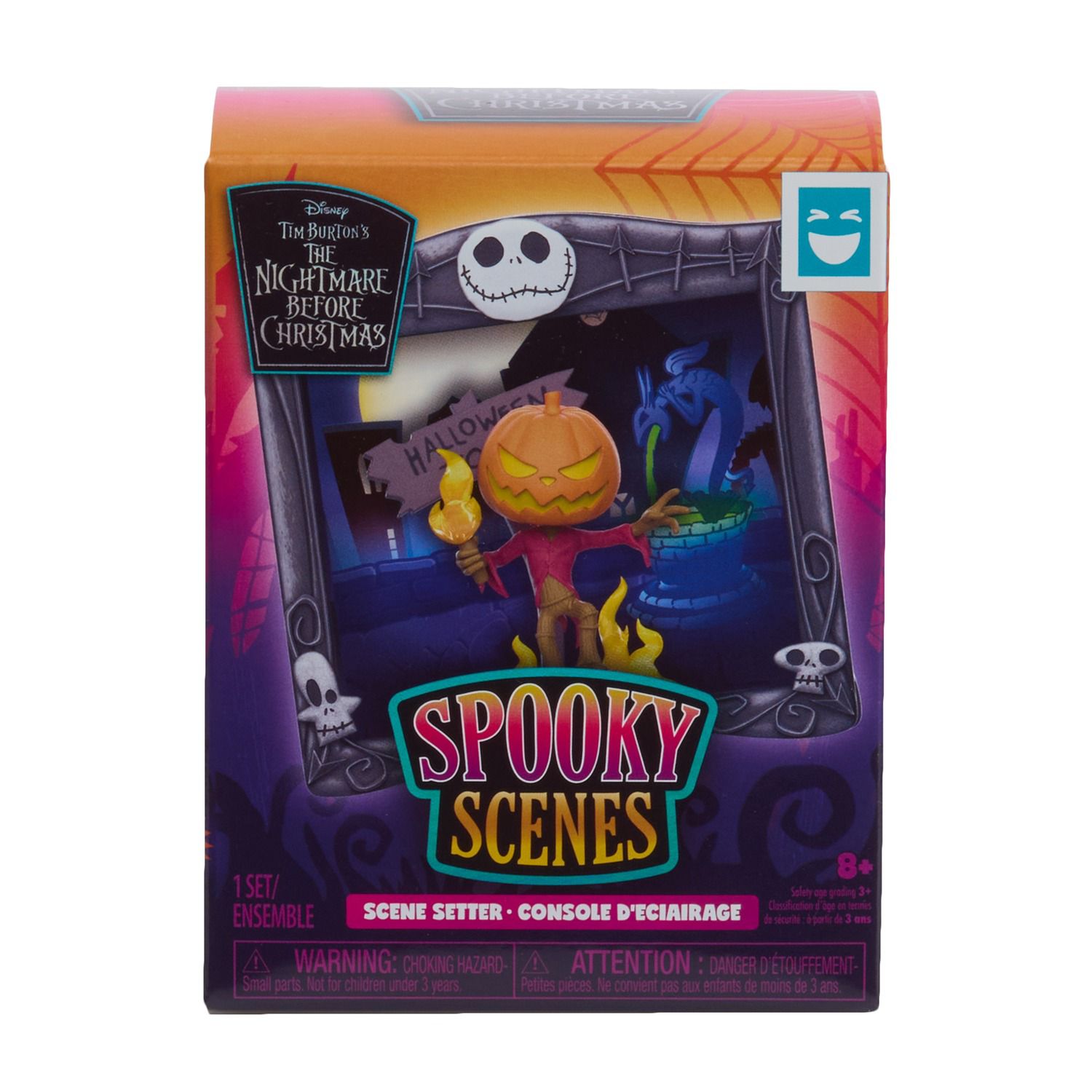 Детские фигурки Just Play Disney's The Nightmare Before Christmas Spooky Scenes 8 pc Set - Styles May Vary — фото 1