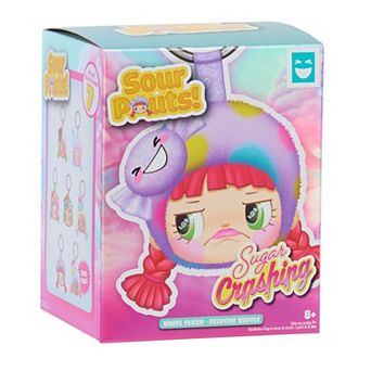Just Play Sour Pouts Sugar Crashing Vinyl Plush Clip-On - Styles May Vary