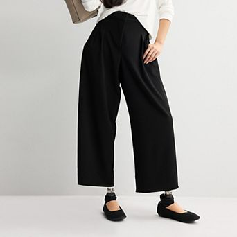 Women's Nine West Adaptive Pleated Wide-Leg Trousers