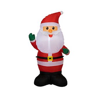 4-Foot Inflatable Santa Outdoor Decor