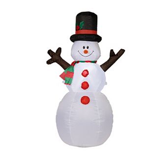 4-Foot Inflatable Snowman Outdoor Decor