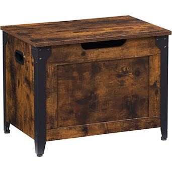 Storage Bench Safety Hinges, Storage Chest with Flip Top, Entryway Bench