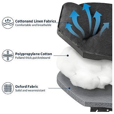 79 In Portable Folding Camping Cot Bed with Mattress, Pillow & Side Pocket