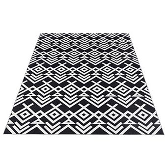 ANIXOL Machine Washable Non-Slip Area Rug-Soft Low Pile Oriental Vintage Carpet for Living Room