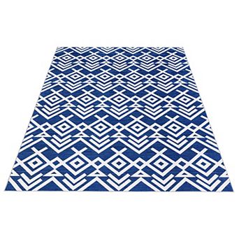 ANIXOL Machine Washable Non-Slip Area Rug-Soft Low Pile Oriental Vintage Carpet for Living Room