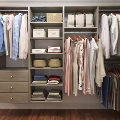 25 in. Rustic Grey Closet Tower