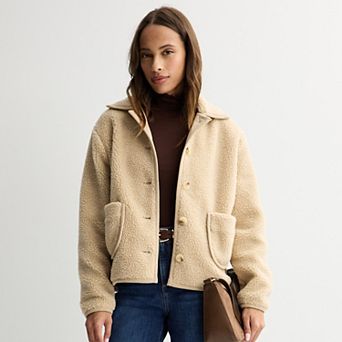 Women's Sonoma Goods For Life® Cozy Button-Up Jacket