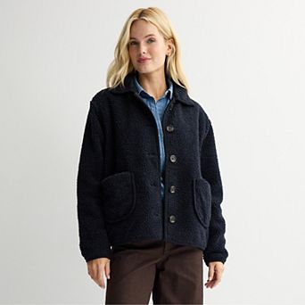 Women's Sonoma Goods For Life® Cozy Button-Up Jacket