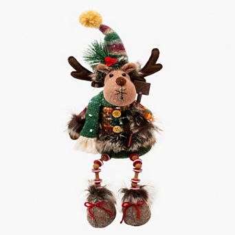 Dangling Legs Sitting Heritage Moose Table Decor