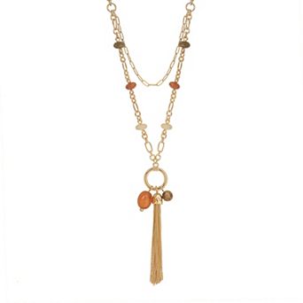 Emberly Tassel Pendant Necklace