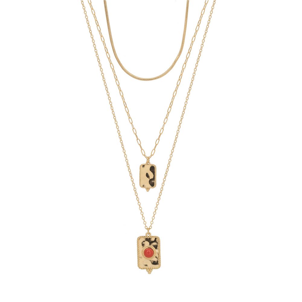Emberly Layered Pendant Necklace