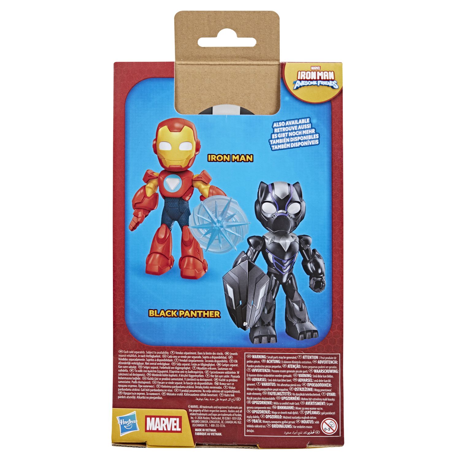 Детская фигурка Marvel Iron Man & His Awesome Friends Black Panther Supersized Action Figure by Hasbro — фото 3