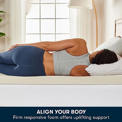 Serta® Total Support™ 3-inch Response Foam Mattress Topper