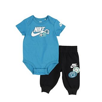Baby Boys Nike Short Sleeve Bodysuit & Sweatpants 2 pc Set