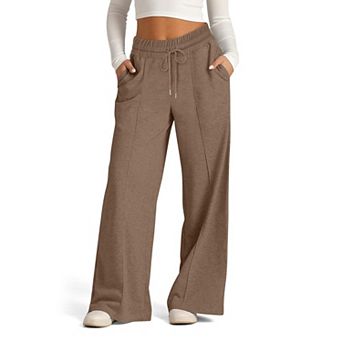 Women's Wide Leg Sweatpants Baggy Lounge Travel Pants Fashion Joggers