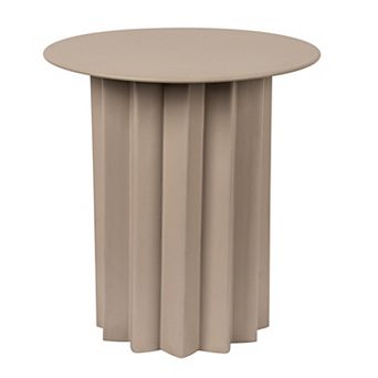 Hello Honey Pleated Metal Side Table