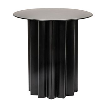Hello Honey Pleated Metal Side Table