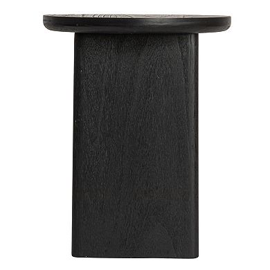 Hello Honey Sturdy Firwood Side Table, Black