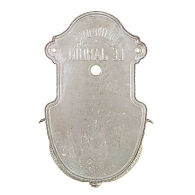 Hello Honey Metal Wall-Mounted Planter with Distressed Finish