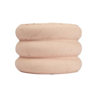 Hello Honey Terracotta Vase Bookends, Set of 2, Blush Finish