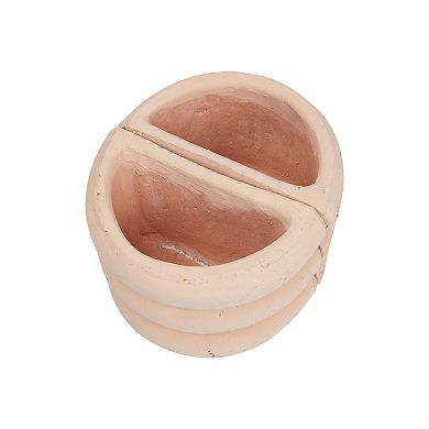 Hello Honey Terracotta Vase Bookends, Set of 2, Blush Finish