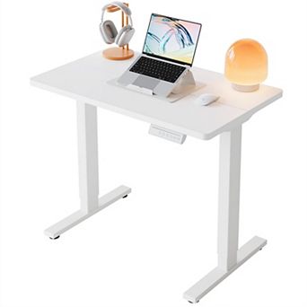 Adjustable Height Electric Standing Desk, 32" Small, 4 Memory Settings