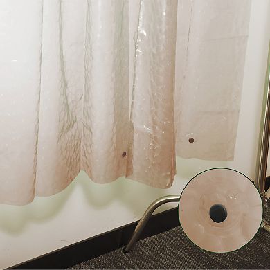 Waterproof Shower Curtain Liner with Bottom Magnets 78.74"L x 70.87"W 1Pc
