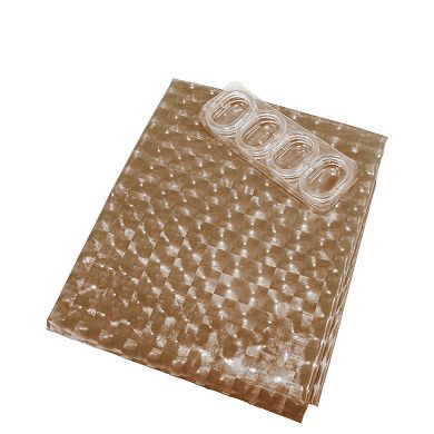 Waterproof Shower Curtain Liner with Bottom Magnets 78.74"L x 70.87"W 1Pc