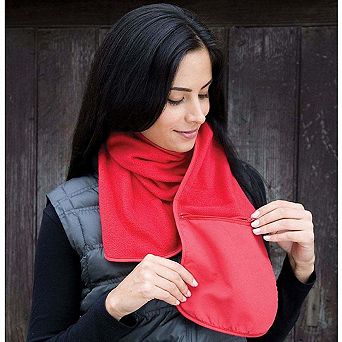 Result Active Anti-Pilling Fleece Winter Scarf With Zip Pocket