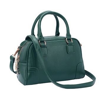 Purse for Women Vegan Leather Crossbody Bags Top Handle Dome Satchel Bag with Strap