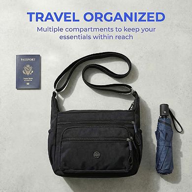 Crossbody Bag for Women Multiple Pockets Shoulder Bag Large Travel Purses with Adjustable Strap