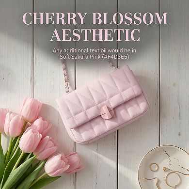 Quilted Shoulder Bag for Women Medium Flap Crossbody Handbag with Chain Strap