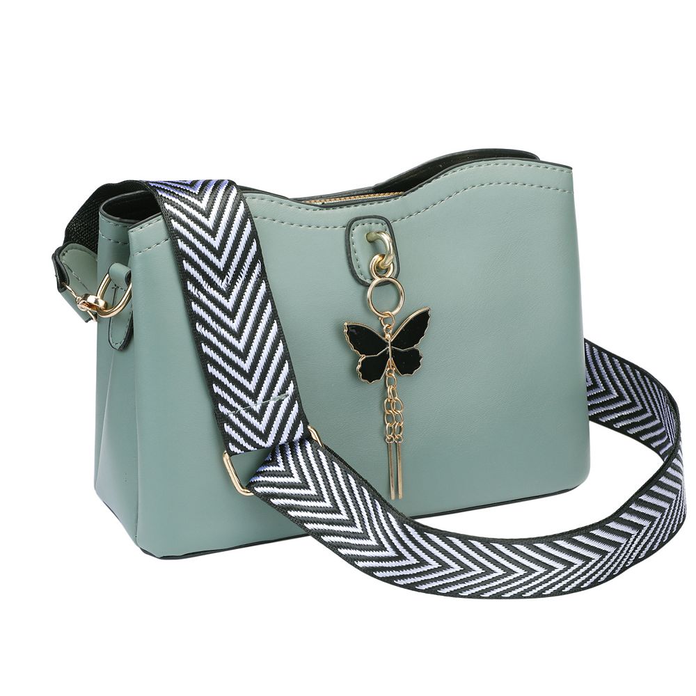 Bucket Crossbody Bags for Women Multiple Pockets Shoulder Bag Metal ...