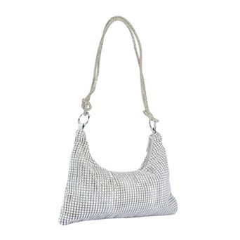Sparkly Rhinestone Clutch Purses for Women Evening Bag Prom Party Shoulder Bag