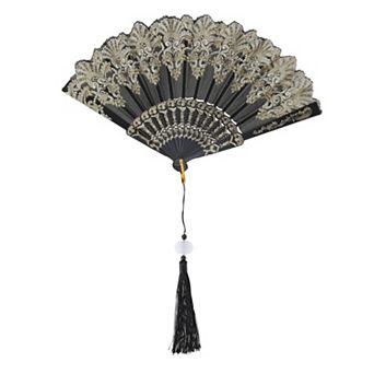 Lucky Cloud Pattern Folding Fan 1 pc