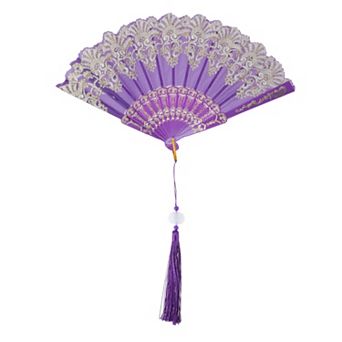 Lucky Cloud Pattern Folding Fan 1 pc
