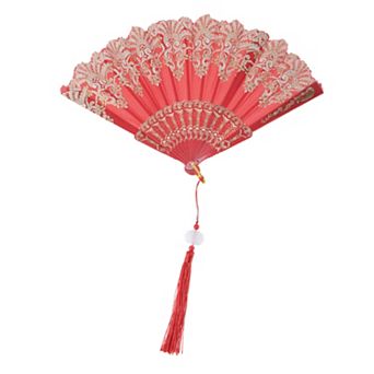 Lucky Cloud Pattern Folding Fan 1 pc