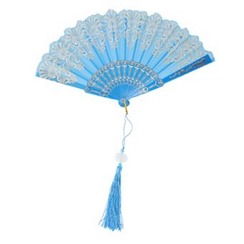 Lucky Cloud Pattern Folding Fan 1 pc