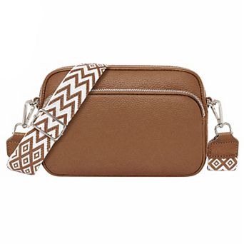 Crossbody Bags for Women 5 Pockets Shoulder Handbags with Wide Strap