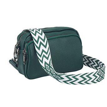 Crossbody Bags for Women 5 Pockets Shoulder Handbags with Wide Strap