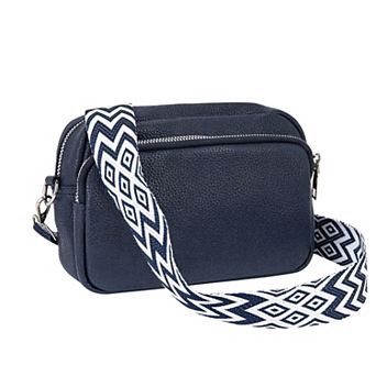 Crossbody Bags for Women 5 Pockets Shoulder Handbags with Wide Strap