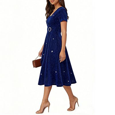 little black dress women Little Black Modest Ponte Dress main image 1